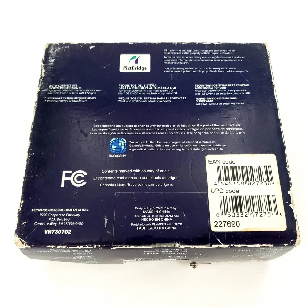 Olympus X-940 14.0MP Digital Camera Silver Brand New Open/Damaged Box